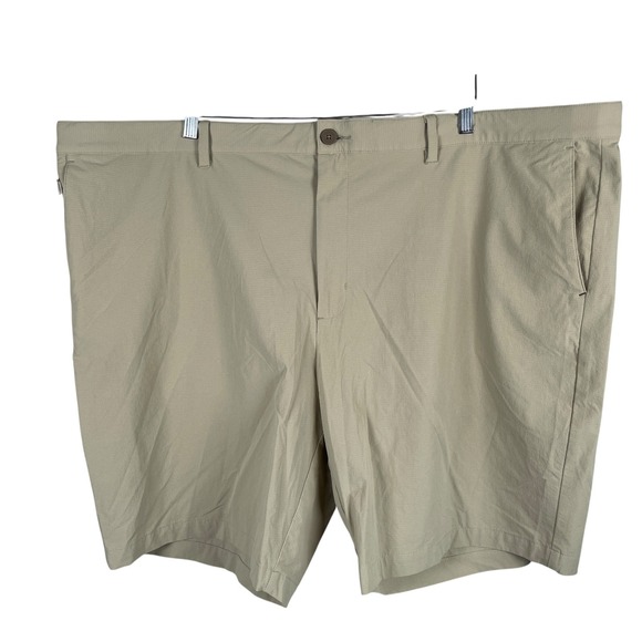 Tommy Bahama Mens Chip Shot Golf Shorts‎ Size 54 Beige Stretch Nylon Blend read - Picture 1 of 6